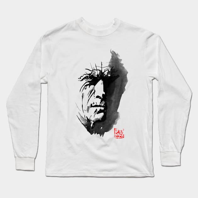 old clint Long Sleeve T-Shirt by pechane